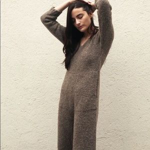 Kordal Alpaca Wool Jumpsuit Sz Large NWOT French Gray
